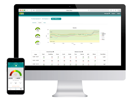 fleet management app interface
